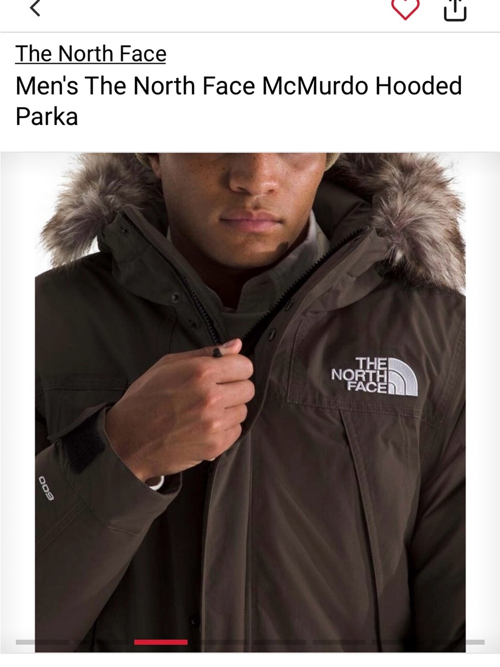 The North Face Smokey Brown McMurdo Hooded Parka - Picture 3 of 8